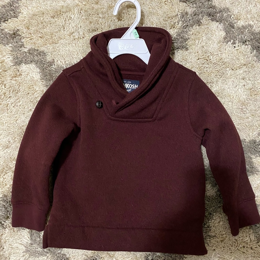 Oshkosh Burgundy Pull Over